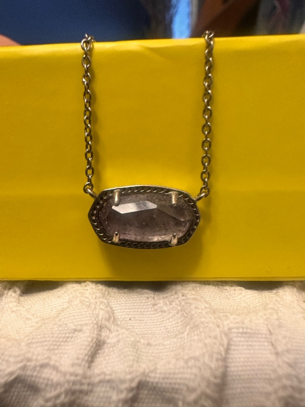 Kendra Scott Silver Elisa Necklace 16"
